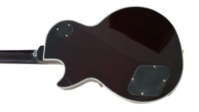 Custom Crown Tobacco Sunburst Flame Maple Top Guitar Black Pickguard - Image 3