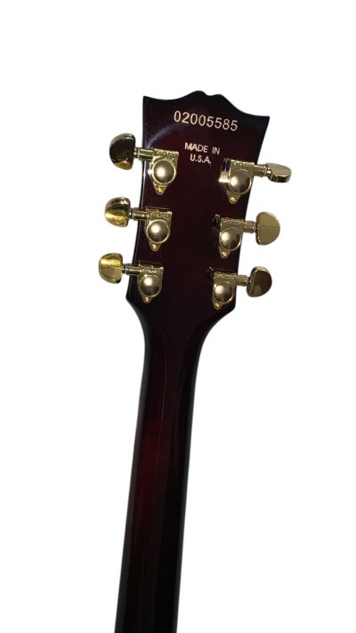 Custom Crown Tobacco Sunburst Flame Maple Top Guitar Black Pickguard - Image 2
