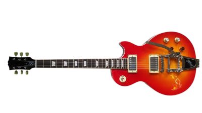 Custom Crown Joe Bonamassa Tomato Soup Bigsby Vibrato Tailpiece Electric Guitar - Image 7