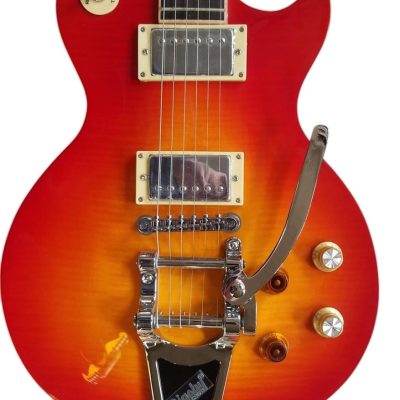 Custom Crown Joe Bonamassa Tomato Soup Bigsby Vibrato Tailpiece Electric Guitar