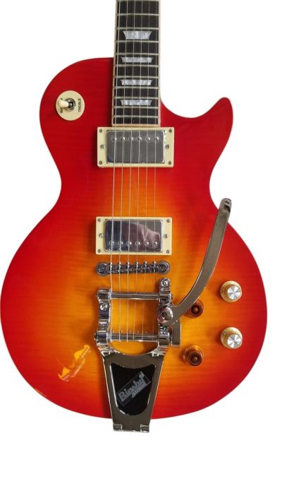 Custom Crown Joe Bonamassa Tomato Soup Bigsby Vibrato Tailpiece Electric Guitar