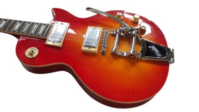 Custom Crown Joe Bonamassa Tomato Soup Bigsby Vibrato Tailpiece Electric Guitar - Image 4