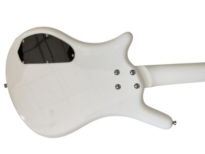 Custom Pulse Corvette Prince White 4 String Bass Thumb One Eye - Image 8