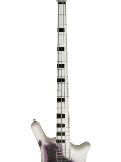 Custom Pulse Corvette Prince White 4 String Bass Thumb One Eye - Image 2