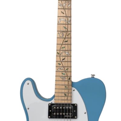 Custom Regent Daphne Blue Tree Of Life Inlay Electric Guitar - Image 7