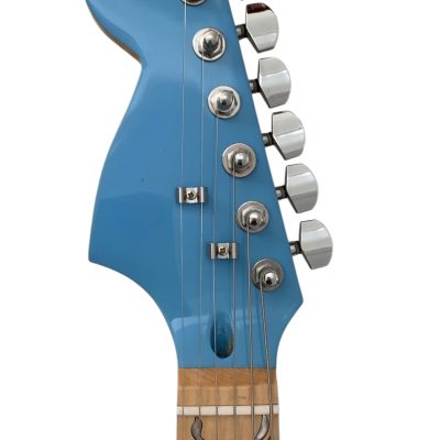 Custom Regent Daphne Blue Tree Of Life Inlay Electric Guitar - Image 5