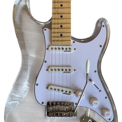 Custom Regent Plexiglass Acrylic Lucite LED Guitar ST Maple Fretboard