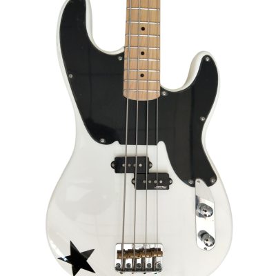 Custom Regent Mike Dirnt Olympic White 4 String Precision Bass
