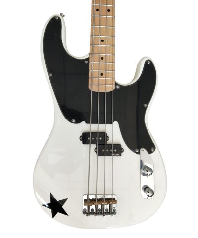 Custom Regent Mike Dirnt Olympic White 4 String Precision Bass