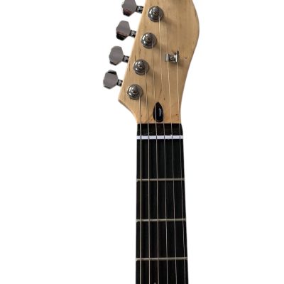 Custom Regent Avril Black Checkerboard Pickguard Electric Guitar 1 Pickup - Image 4
