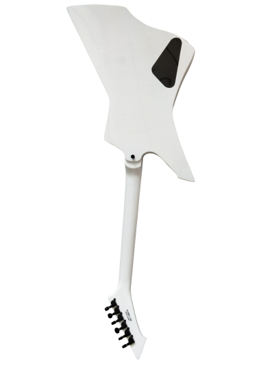 Custom Obsidian James Snakebyte Hetfield White Electric Guitar - Image 6