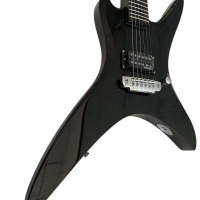 Custom Norturne Stealth Black Finish Chuck Electric Guitar - Image 6