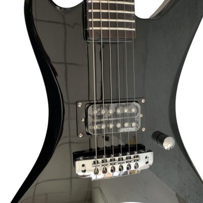 Custom Norturne Stealth Black Finish Chuck Electric Guitar - Image 5