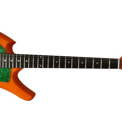 Custom Crown Orange P90 Bigsby Electric Guitar - Image 8