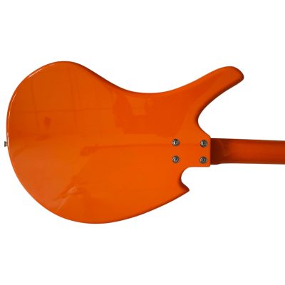 Custom Crown Orange P90 Bigsby Electric Guitar - Image 3