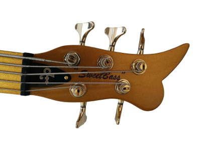 Custom Ember Prince Cloud Antique Gold Body Symbol Headstock Electric Guitar - Image 4