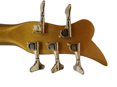 Custom Ember Prince Cloud Antique Gold Body Symbol Headstock Electric Guitar - Image 7