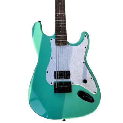 Custom Regent Surf Green Tom DeLonge Electric Guitar Black Hardware