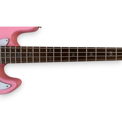 Custom Regent Shell Pink Skully Mark Hoppus 4 String Jazz Bass - Image 5