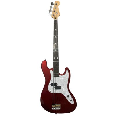 Custom Regent Skully Mark Hoppus 4 String Jazz Bass Candy Apple Red - Image 2
