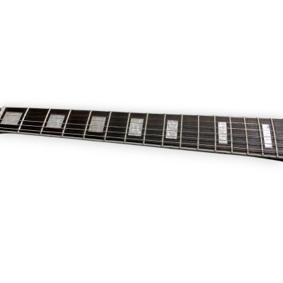 Custom Crown ES335 BB King Lucille Satin Ebony Black 6 String Electric Guitar - Image 5
