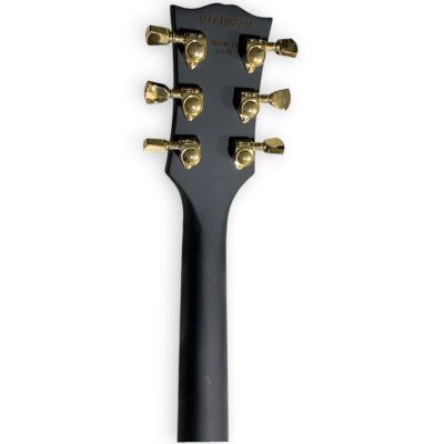 Custom Crown ES335 BB King Lucille Satin Ebony Black 6 String Electric Guitar - Image 7