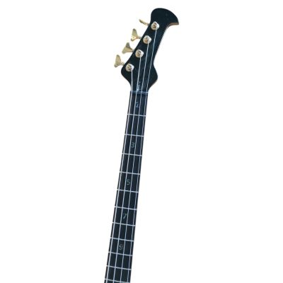 Custom Pulse Buzzard Natural Zebrano Zebrawood Entwistle 4 String Bass Number Inlays - Image 5