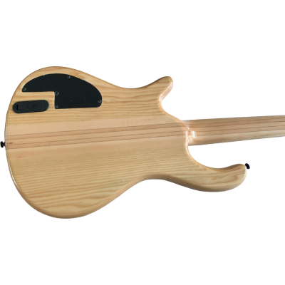 Custom Onyx Patriot Hadrien Black Jeans 2 Tone Blue Burst 5 String Bass Fanned Frets - Image 6