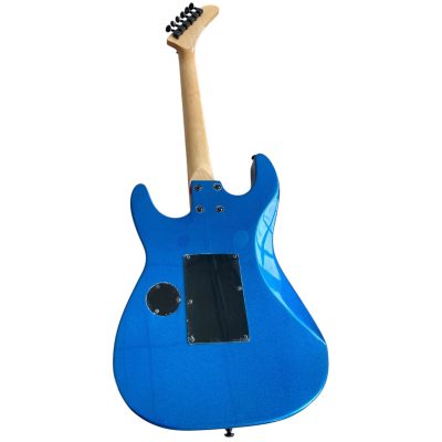 Custom Obsidian George Lynch Kamikaze II Blue Camouflage Electric Guitar - Image 4