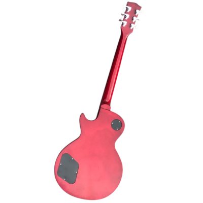 Custom Crown George Harrison Lucy Red Flame Maple Top Chrome Hardware Electric Guitar - Image 7