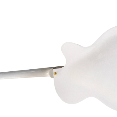 Custom Sovereign G6136T Hollow Body Single Cut Snowcrest White Falcon Vibrato Tailpiece Guitar - Image 3