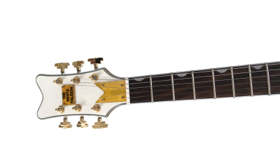 Custom Sovereign G6136T Hollow Body Single Cut Snowcrest White Falcon Vibrato Tailpiece Guitar - Image 4