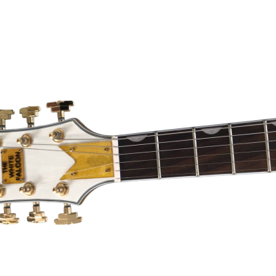 Custom Sovereign G6136T Hollow Body Single Cut Snowcrest White Falcon Vibrato Tailpiece Guitar - Image 4
