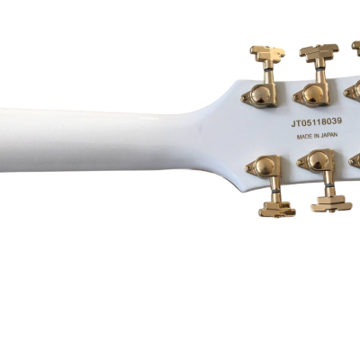Custom Sovereign G6136T Hollow Body Single Cut Snowcrest White Falcon Vibrato Tailpiece Guitar - Image 5