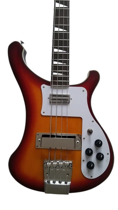 Custom Nova 4003 Vintage Checkerboard Binding Neck Through Body Chrome Hardware Bass