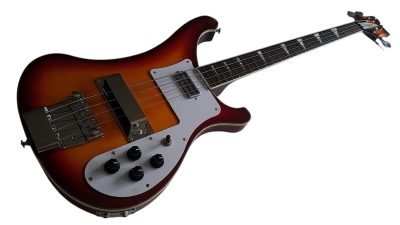 Custom Nova 4003 Vintage Checkerboard Binding Neck Through Body Chrome Hardware Bass - Image 10