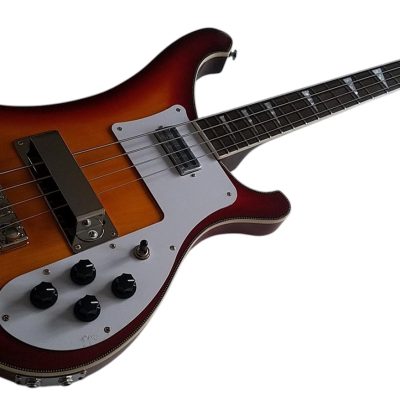 Custom Nova 4003 Vintage Checkerboard Binding Neck Through Body Chrome Hardware Bass - Image 10