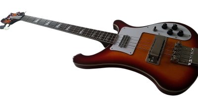 Custom Nova 4003 Vintage Checkerboard Binding Neck Through Body Chrome Hardware Bass - Image 9
