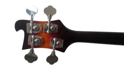 Custom Nova 4003 Vintage Checkerboard Binding Neck Through Body Chrome Hardware Bass - Image 5