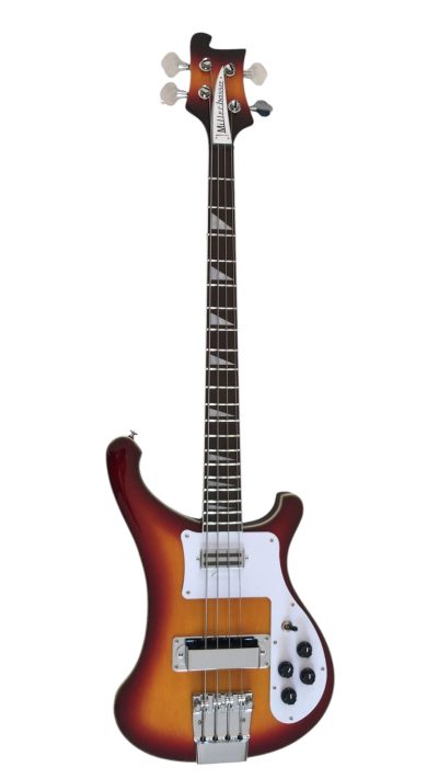 Custom Nova 4003 Vintage Checkerboard Binding Neck Through Body Chrome Hardware Bass - Image 4