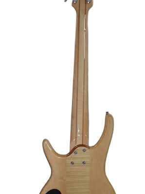 Custom Denver Elite BSR Natural Clear Gloss Walnut Ash 6 String Bass - Image 6