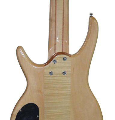 Custom Denver Elite BSR Natural Clear Gloss Walnut Ash 6 String Bass - Image 7