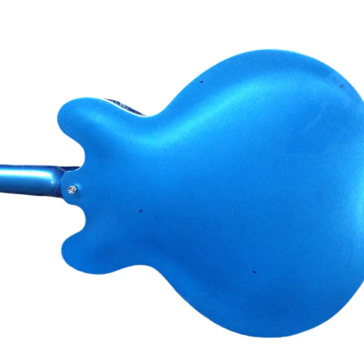 Custom Crown DG335 Dave Grohl Pelham Blue Diamond Flame Maple Top Electric Guitar - Image 7