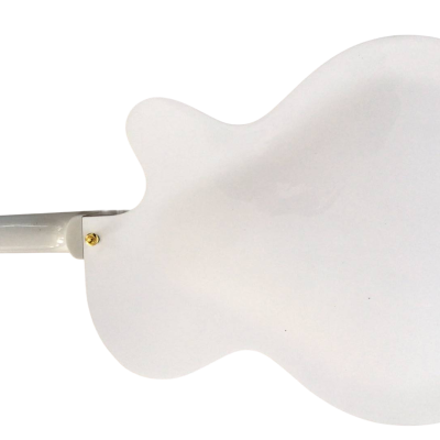 Custom Sovereign G6136T Hollow Body Single Cut Snowcrest White Falcon Vibrato Tailpiece Guitar - Image 6