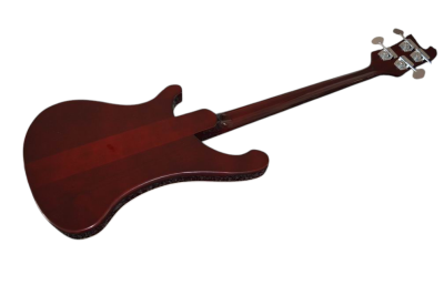 Custom Nova 4003 Wine Red Chrome Hardware 4 String Bass White Pickguard - Image 8