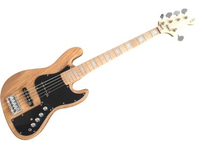 Custom Regent Ash Wood Miller 5 String Jazz Bass Marcus Maple Fretboard - Image 3