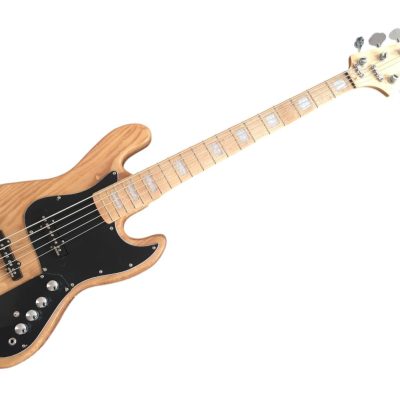 Custom Regent Ash Wood Miller 5 String Jazz Bass Marcus Maple Fretboard - Image 3