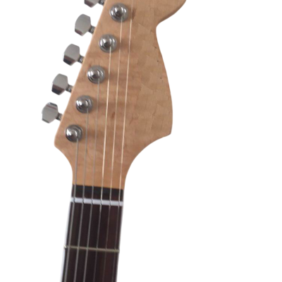 Custom Regent Vintage Jaguar Kurt Three Tone Sunburst Finish Electric Guitar - Image 6