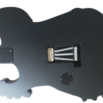 Custom Obsidian George Lynch White Skull And Bones Hand Painted Carved Skeleton Guitar - Image 7