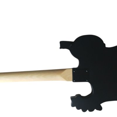 Custom Obsidian George Lynch White Skull And Bones Hand Painted Carved Skeleton Guitar - Image 8